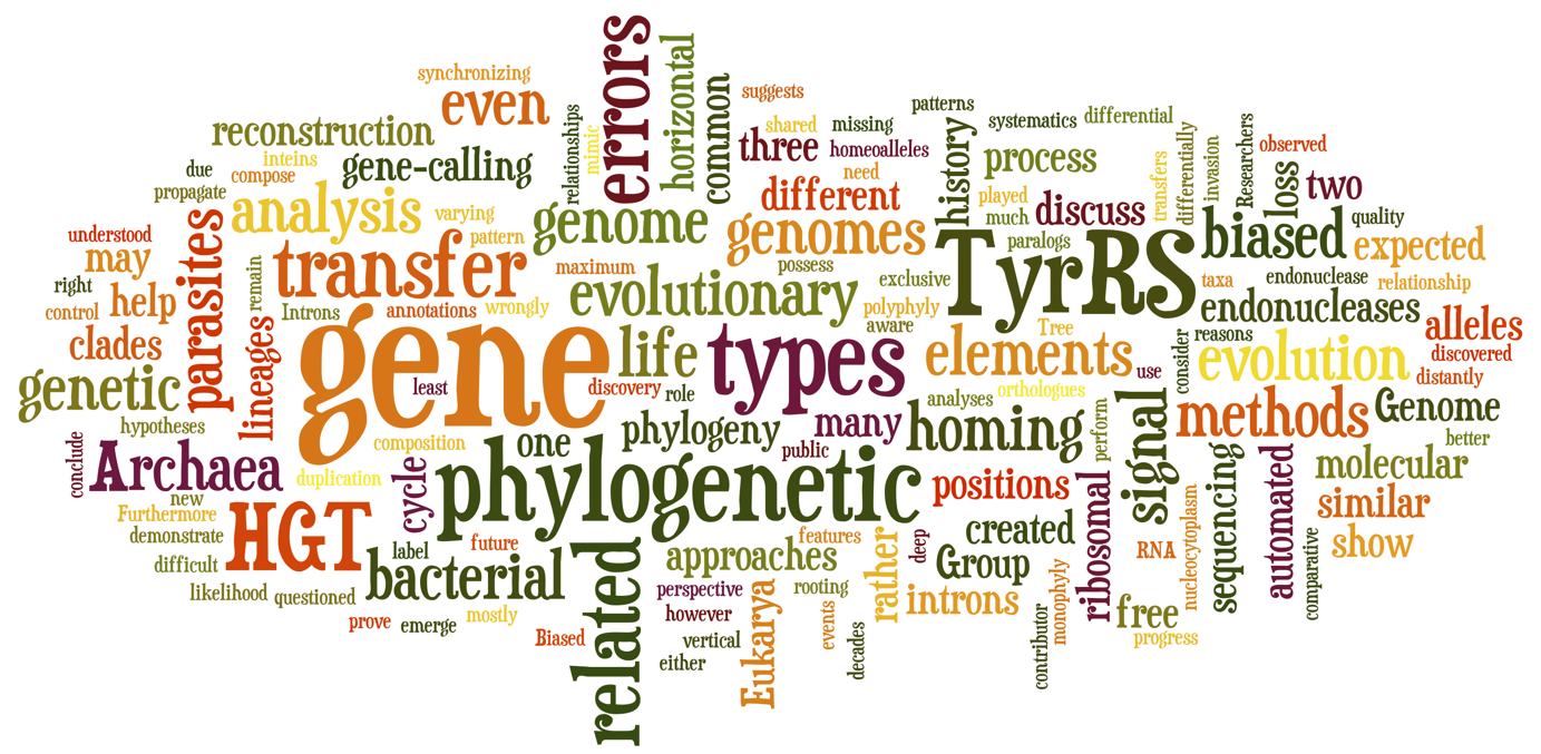 wordcloud from recent publications