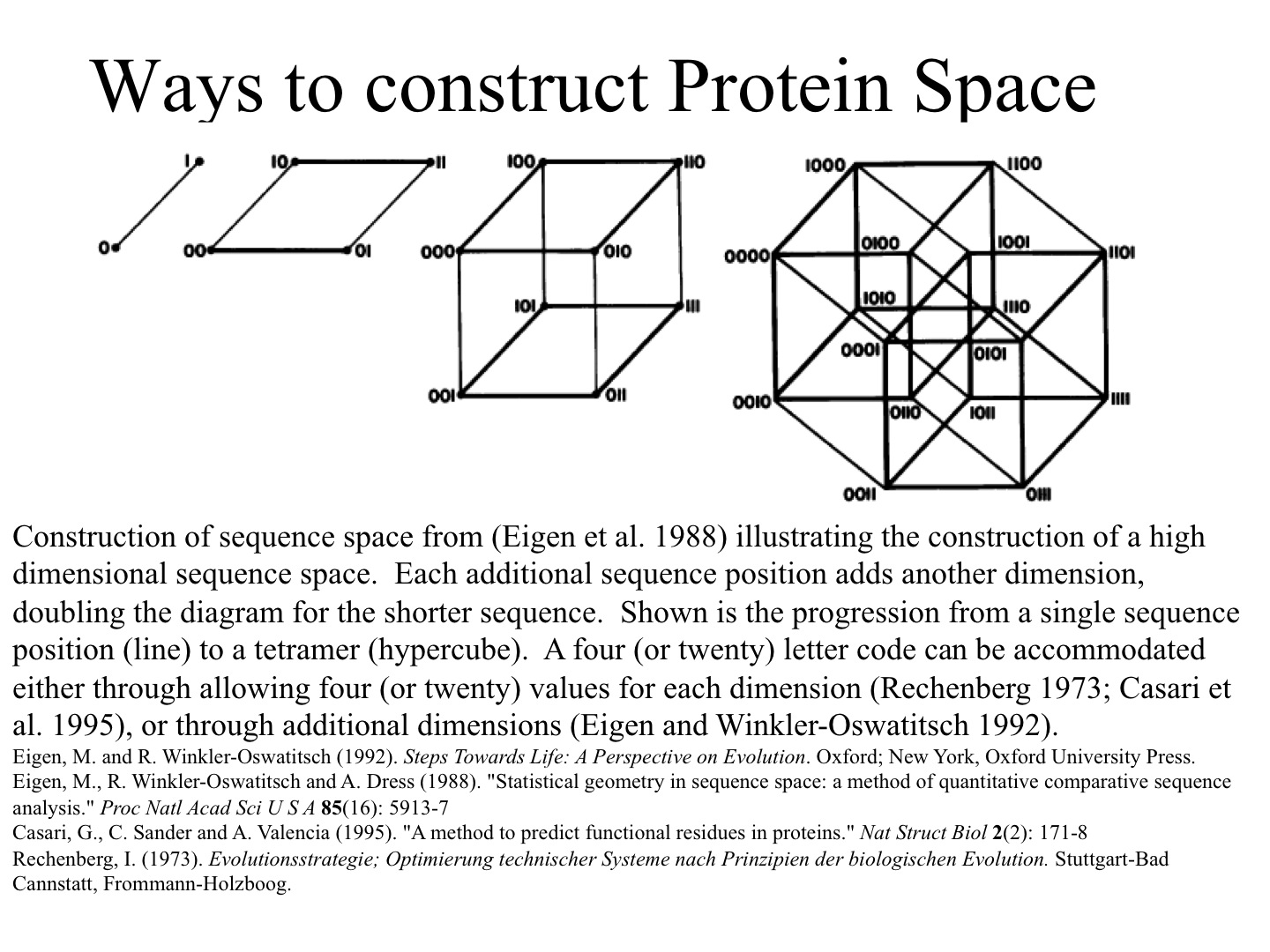 Eigen_Rechenberg Sequence Space 