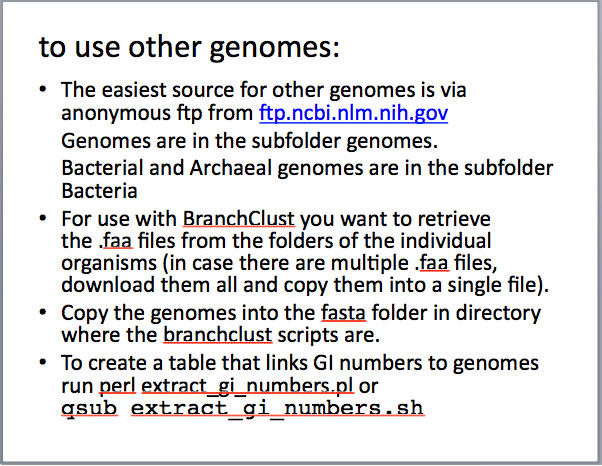 other genomes